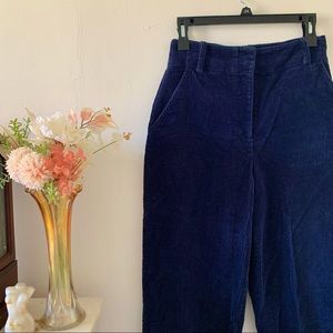 SOLD blue cropped corduroys